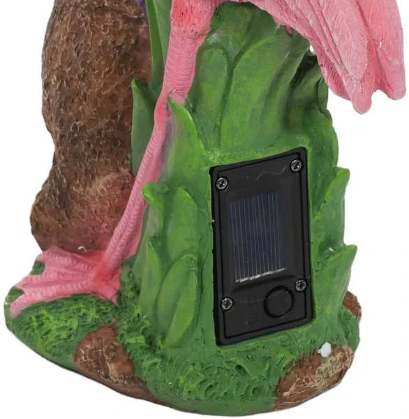 ProGarden Spotlight Sodo figūrėlė flamingas su prožektoriumi, 24 x 24 x 10,5 cm
