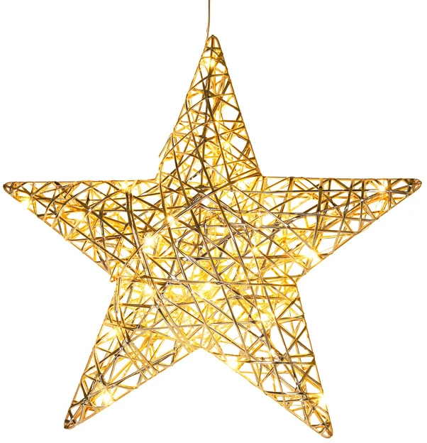 Star Kalėdinė dekoracija, LED žvaigždė, 30 cm