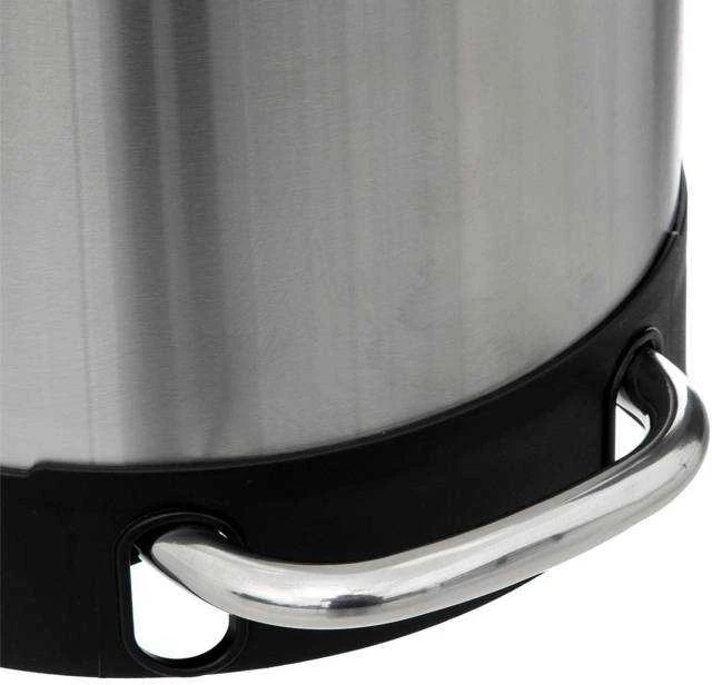 5five Simply Smart Steel Ariane siaura šiukšlių dėžė, nerūdijančio plieno, su pedalu, 30 l