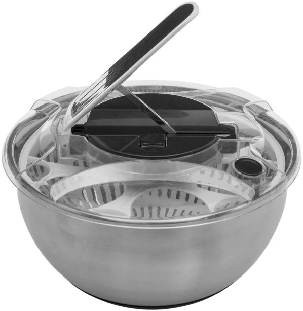 5five Simply Smart Steel Nerūdijantis plienas bowl + lettuce centrifuge 3.5 L