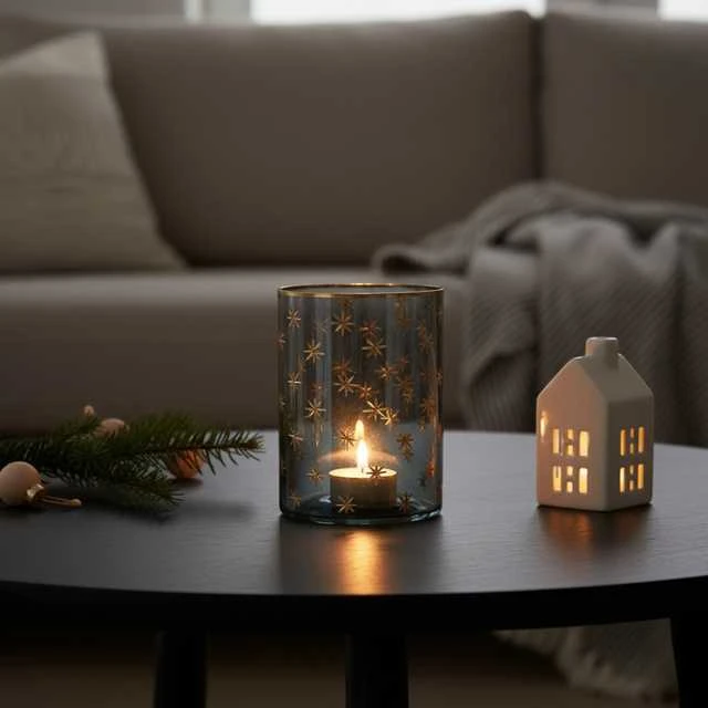 Home Styling Collection Stiklinės formos arbatos žvakių laikiklis, Ø 11 cm