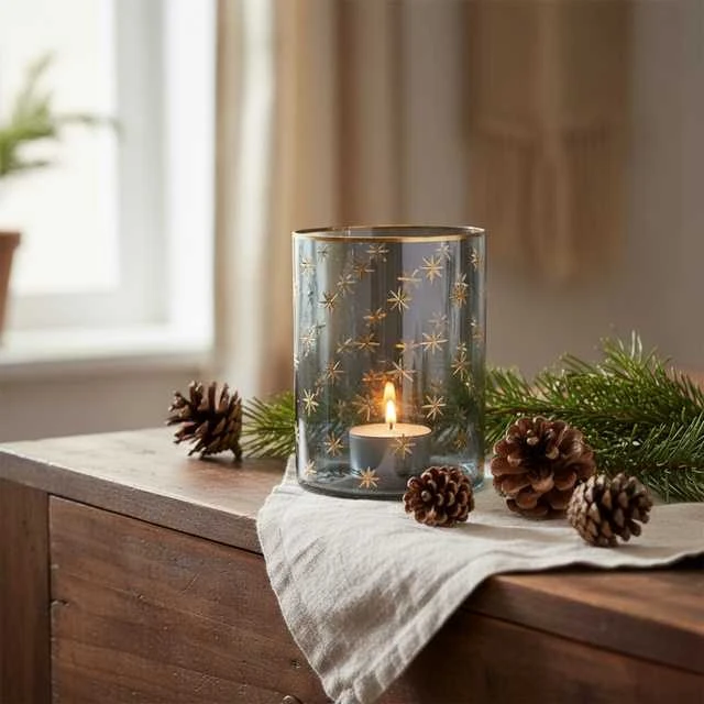 Home Styling Collection Stiklinės formos arbatos žvakių laikiklis, Ø 11 cm