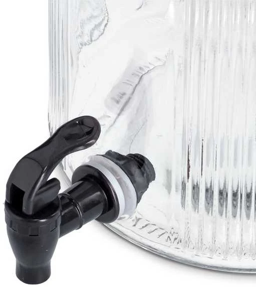 Zeller Stiklinis indas su čiaupu KITCHEN ESSENTIALS, 3900 ml