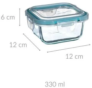 5five Simply Smart Stiklinis maisto indas su dangteliu, 330 ml