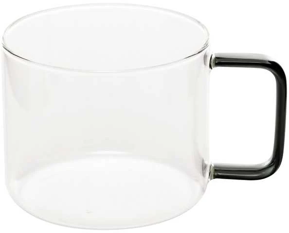 Secret De Gourmet Stiklinis puodelis su spalvota rankena, 500 ml