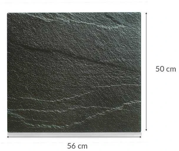 ANTHRACITE SLATE stiklo apsauginė plokštė krosnelei – didelė, ZELLER