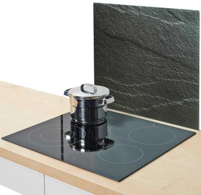 ANTHRACITE SLATE stiklo apsauginė plokštė krosnelei – didelė, ZELLER
