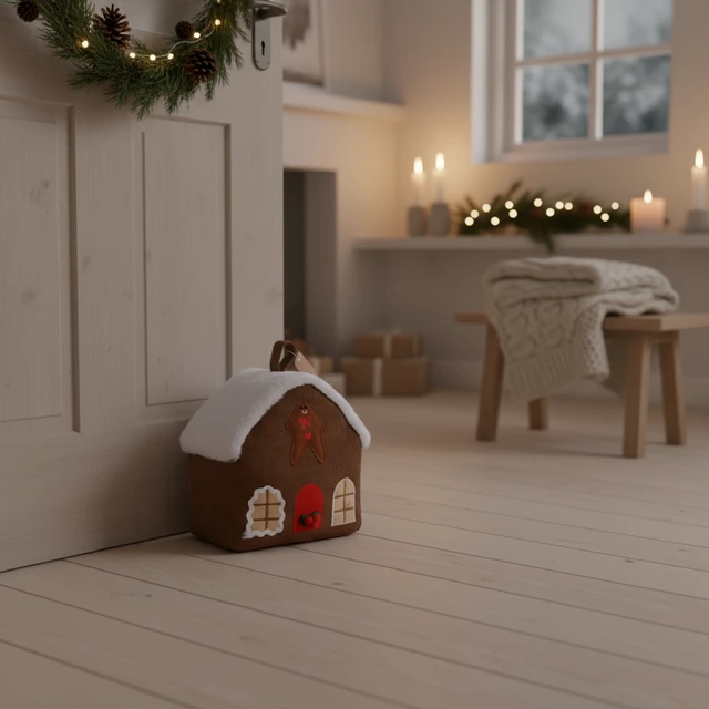 Home Styling Collection Durų kamštis, Kalėdų Senelio namas