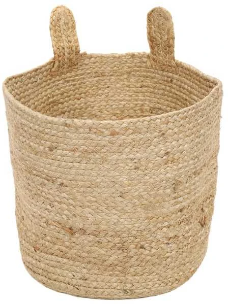 Kids Collection Bear Žaislų konteineris meškiukas su ausytėmis DŽIAUGSMAS, Ø 28 cm