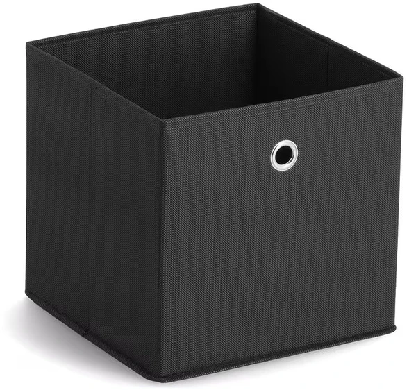 Storage Basket Organiser, Juodas, 32 x 32 x 32 cm, ZELLER