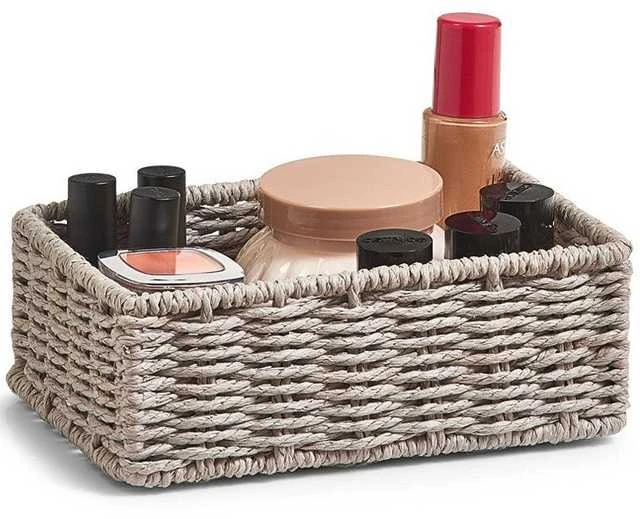 Storage basket, pilkas - 2 pieces in set, ZELLER