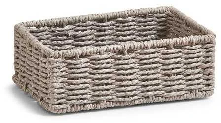 Storage basket, pilkas - 2 pieces in set, ZELLER