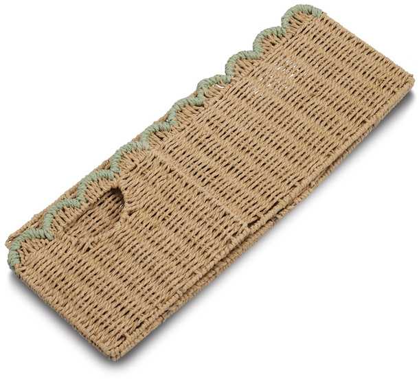 Storage basket, woven ZELLER, 38 x 25 x 22 cm