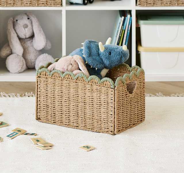 Storage basket, woven ZELLER, 38 x 25 x 22 cm
