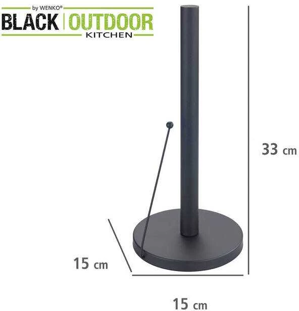 OUTDOOR CLAYTON virtuvės rankšluosčių stovas - nerūdijantis plienas, WENKO