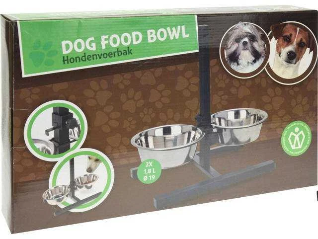 Dogs Collection Dubuo šunims plieninė 2x1,8 l 3 vnt.