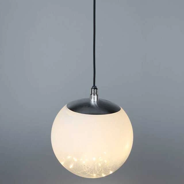 Home Styling Collection Šviesos apdaila, skaidrus rutulys su LED, Ø 18 cm