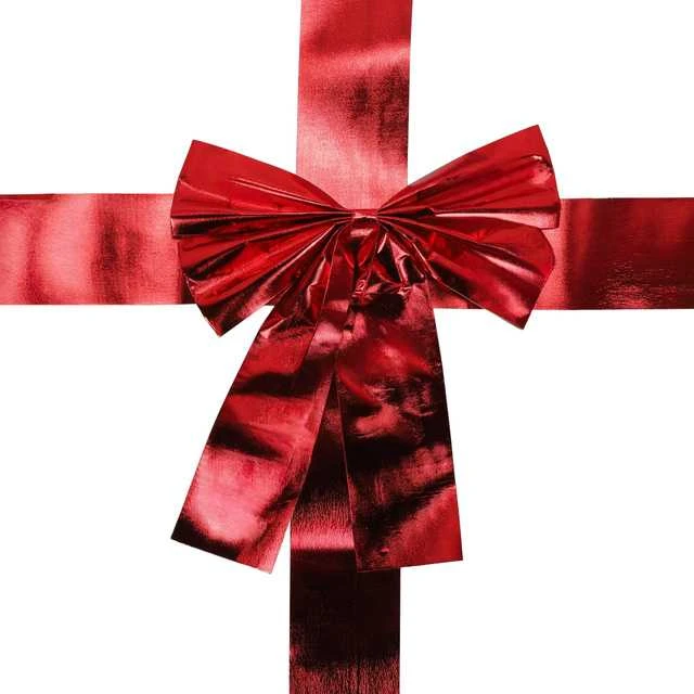 Christmas Decoration Dekoratyvinė juostelė durelėms Raudona 33x42 cm - Kalėdų dekoracija