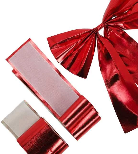 Christmas Decoration Dekoratyvinė juostelė durelėms Raudona 33x42 cm - Kalėdų dekoracija