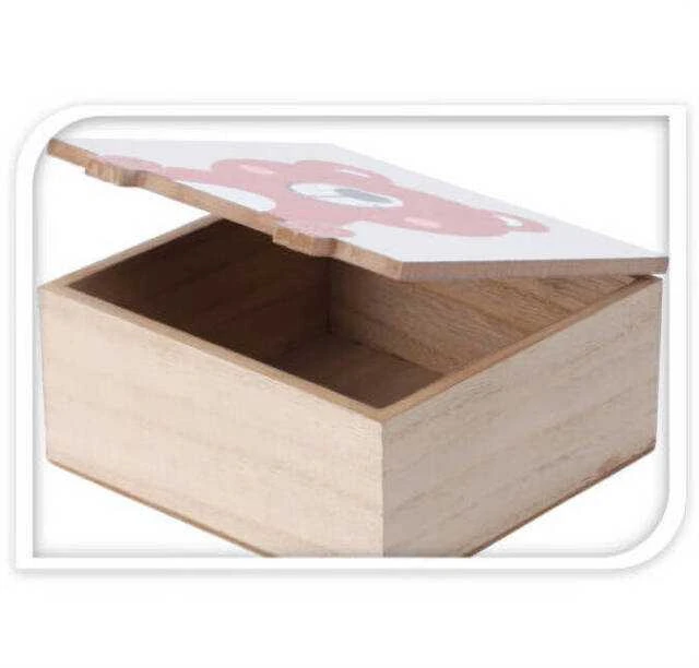 Home Styling Collection Vaikų lobių dėžutė Gyvūnai su letenėlėmis, 15 x 15 x 7 cm