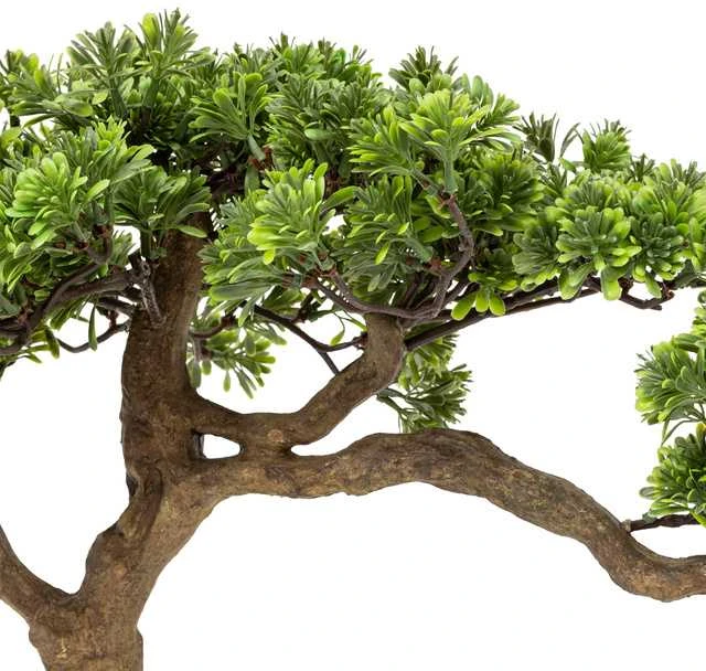Dirbtinis bonsai POLIN, šakų ir lapijos detalės