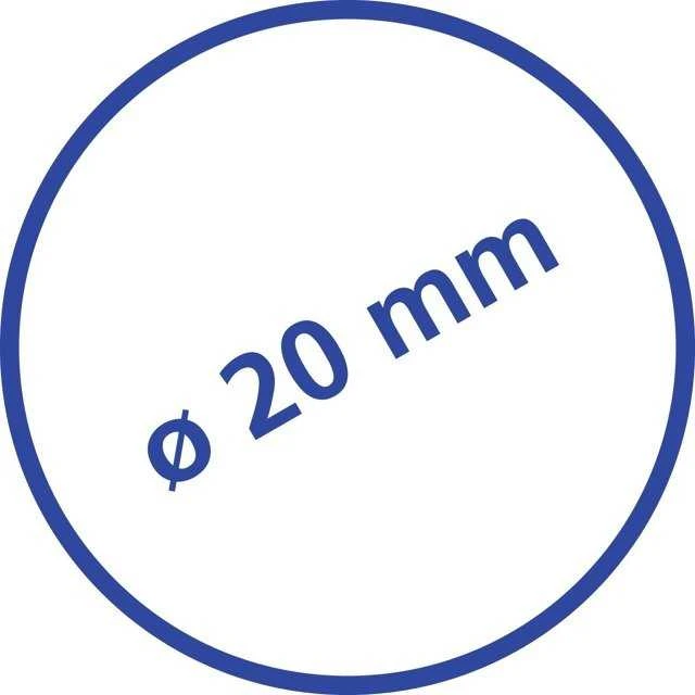 Wenko Teleskopinė slydimo juosta 20 mm chromas 110-18