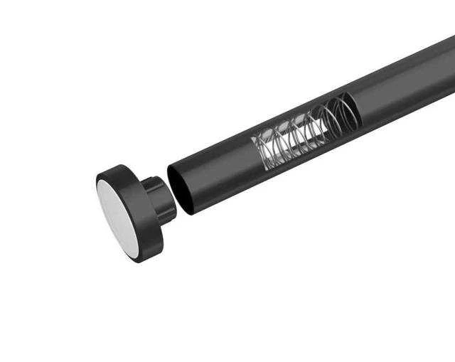 Teleskopinis dušo strypas LUZ, Ø 2,8 cm, 110-185 cm, WENKO