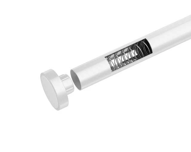 Teleskopinis dušo bėgelis LUZ, Ø 2,8 cm, 110-185 cm, WENKO