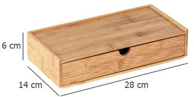 TERRA vonios organizatorius smulkmenoms, bambukas, WENKO