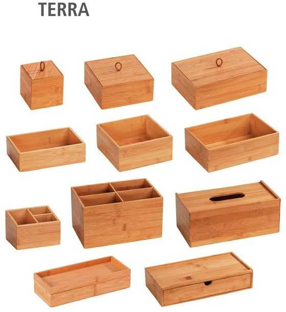 TERRA vonios organizatorius smulkmenoms, bambukas, WENKO