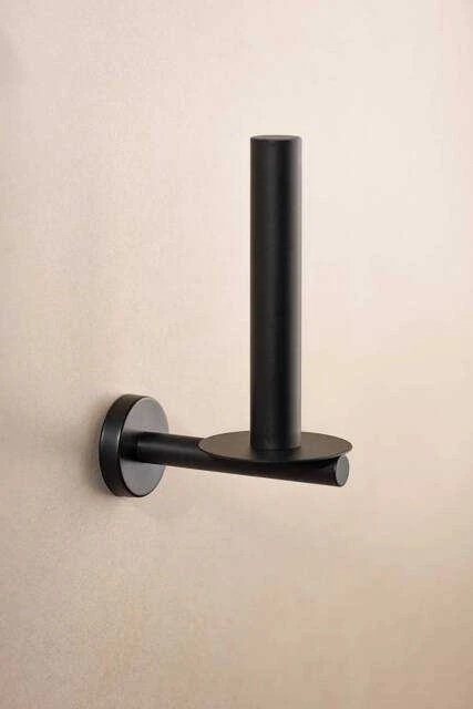 Toilet paper holder juodas MEZZANO, WENKO