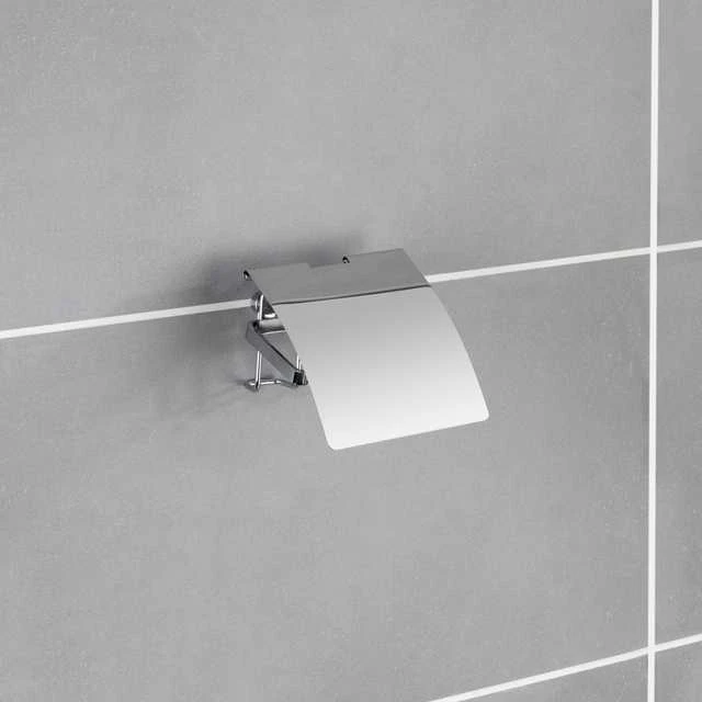 Wenko uchwyt rolki toalety Premium 12,5 x 9 cm nerūdijantis plienas sidabrinė