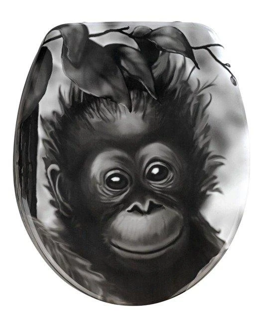 Tualeto sėdynė MONKEY, universali - Duroplast, WENKO