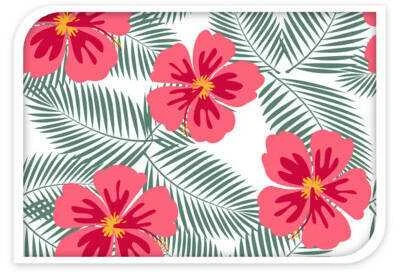 ProGarden TROPICAL FLOWERS tinklelis nuo uodų balkono durims, 220 x 50 cm, 2 vnt.