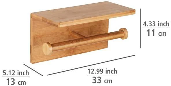 Laikiklis tualetiniam popieriui BAMBUSA, bambukas, WENKO