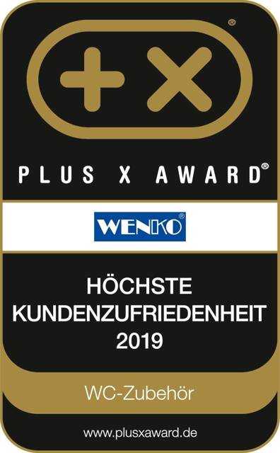 Tualeto popieriaus stovas ir tualeto šepetys, ONYX- 2 in 1, WENKO (Pažeista pakuotė)
