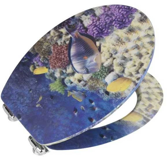 Tualeto sėdynė FISH, MDF, WENKO