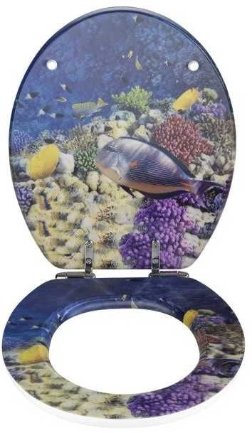 Tualeto sėdynė FISH, MDF, WENKO