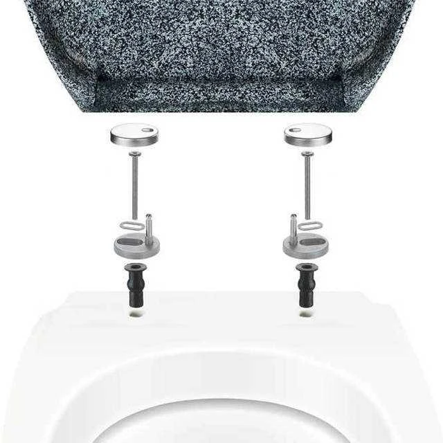 Tualeto sėdynė OTTANA GRANIT - Duroplast, laisvai krintanti, WENKO