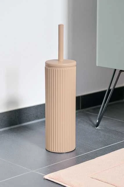 Zeller Tualeto šepetys su metaliniu laikikliu BRASS TONE, Ø 9,7 cm