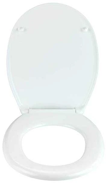 Tucson Baltas tualeto sėdynė, Duroplast, 44,5 x 35 cm, Allstar