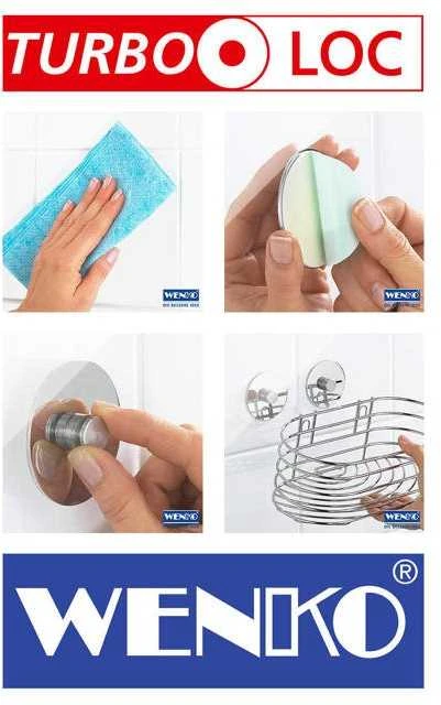Turbo-Loc Liquid Soap Holder + Dispenser, WENKO