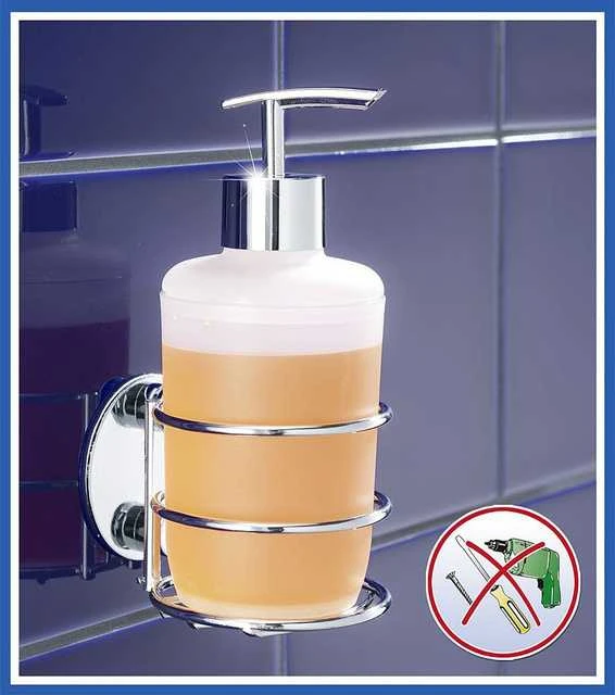 Turbo-Loc Liquid Soap Holder + Dispenser, WENKO