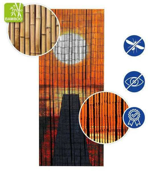 Maximex Užuolaidos bambusowa 90x200 cm