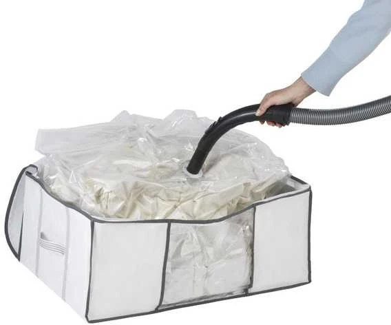 Užvalkalas patalynei, drabužiams SOFT + vakuuminis maišelis, dydis L, WENKO