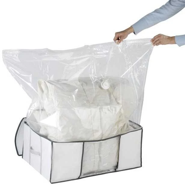 Užvalkalas patalynei, drabužiams SOFT + vakuuminis maišelis, dydis L, WENKO