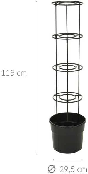 Home Styling Collection Vazonas vijokliniams augalams su kopėčiomis, aukštis 115 cm.