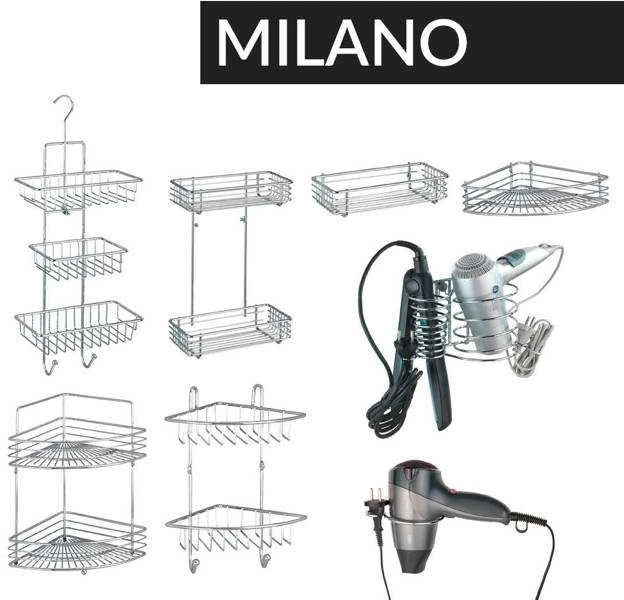 Wenko Milano 16821100 sidabrinė