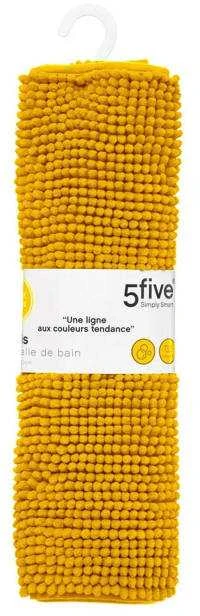 5five Simply Smart Vonios kilimėlis TAPIS MINI CHENILLE, 50x80 cm, geltonas