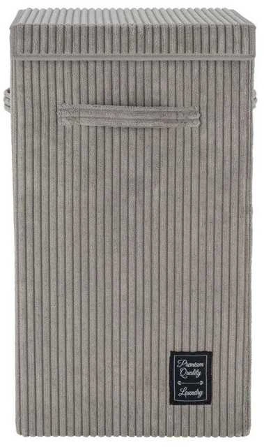 Washing basket CORA, 63 L, pilkas, WENKO